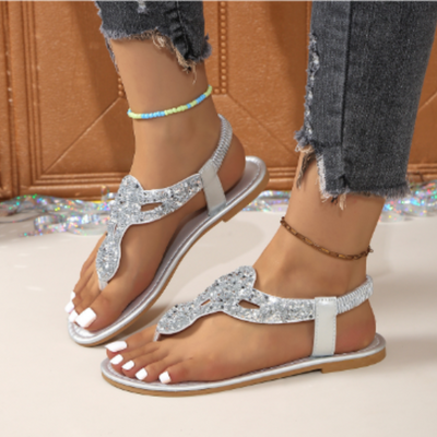 Seraphina - Orthopädische Sandalen mit Kristallen
