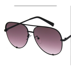 Aviator Sonnenbrille Verspiegelten Gläsern für Damen in Lila 2