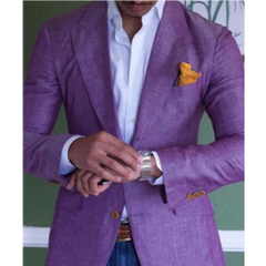 Herren Business Blazerjacke | Slim Fit in Lila