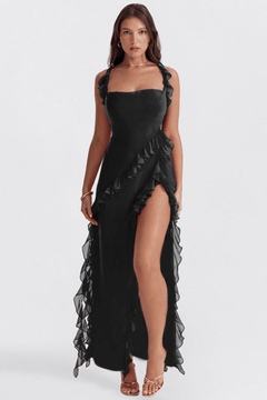 AGATHE | LUXE ABENDKLEID in Schwarz