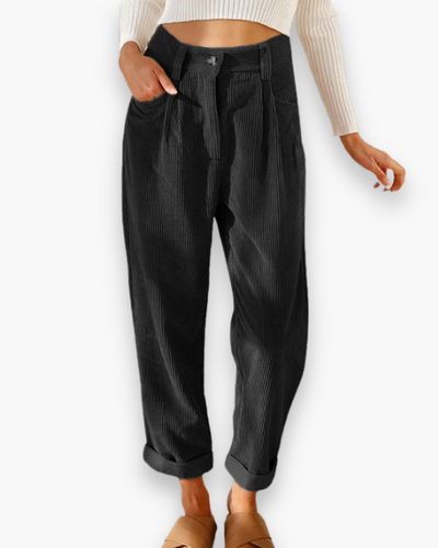 Damen Bequeme Hose | Lässige Stoffhose für Alltag und Freizeit