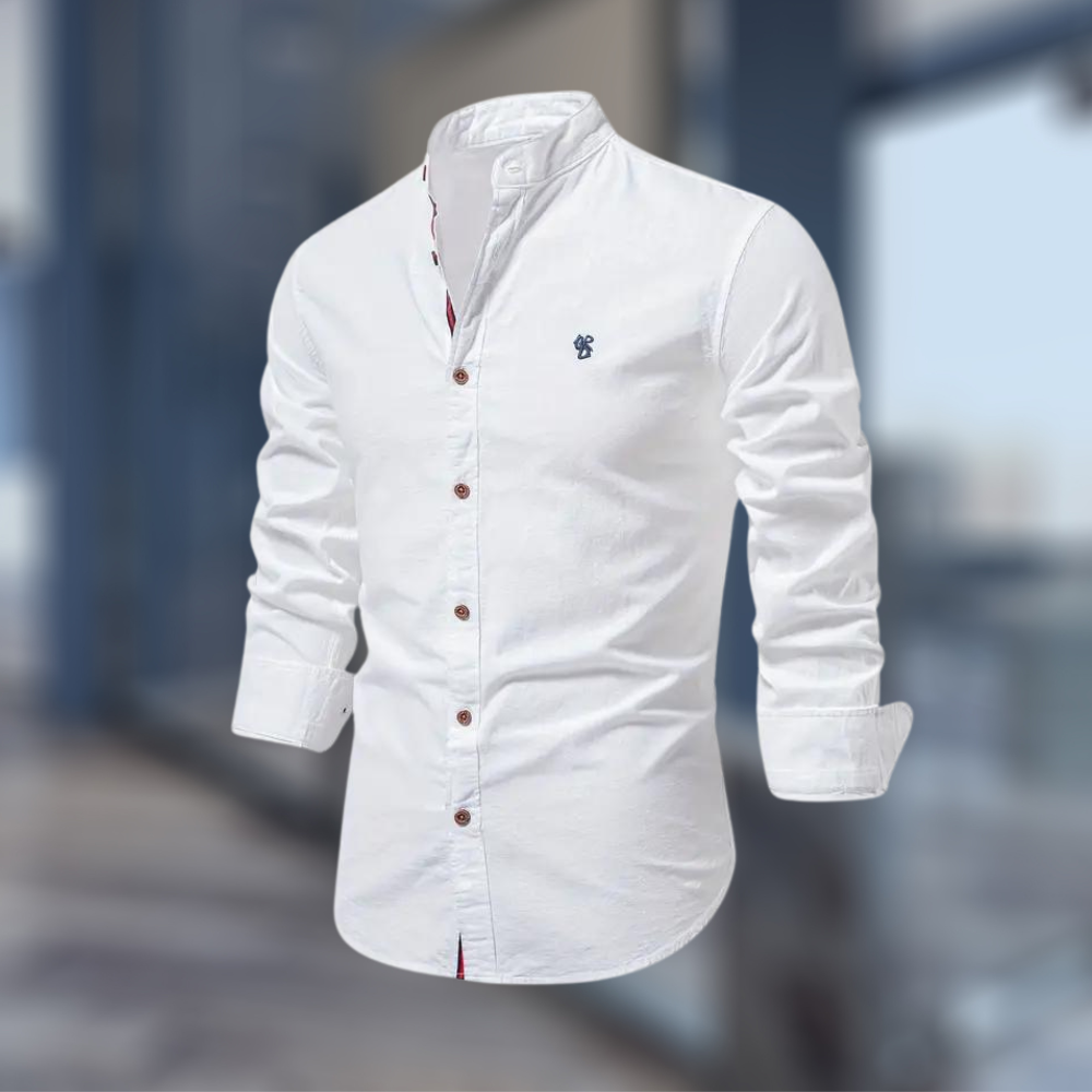Roland - Trendiges langärmeliges Poloshirt für Herren