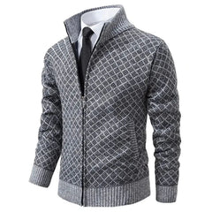 Zarellon - Stilvoll-lässiger Zip-Pullover in Grau