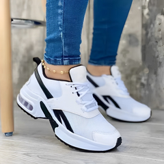 Nik - Orthopädische, atmungsaktive Turnschuhe in Weiß