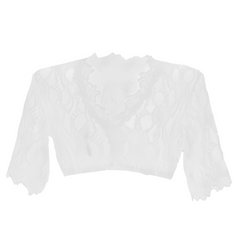 Bonnie - Dirndlbluse im modernen Look in Weiß