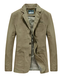 Lorenz® | Lässige Herrenjacke in Khaki