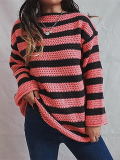 CLARA™ | Pullover Sweater in Rosa