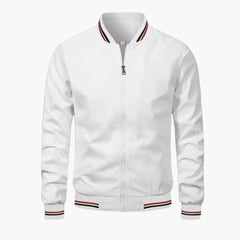 Strukturierte Jacke für Herren in Weiß