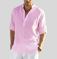 Hugo - elegantes hemd mit kragen in Rosa
