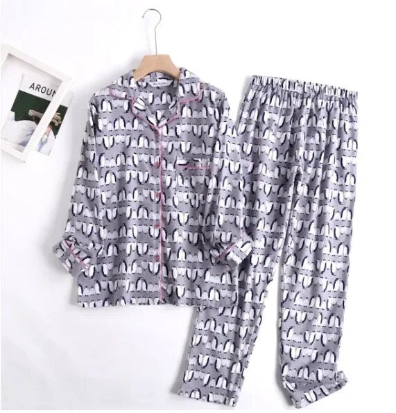 Roxana - Bequemes Damen Pyjama-Set mit lebendigen Mustern