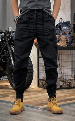 Levi™ | Premium Stretch Cargohose in Schwarz (ohne Taschen)