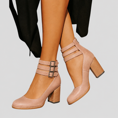 Celina | Feminine Komfort-Boots Alltag in Creme