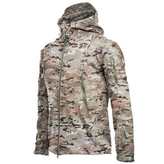 Winterjacke für Männer - FRITZ in Grün getarnt