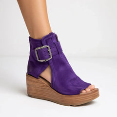 Sofia | Stilvolle Stiefeletten Damen Trend in Lila