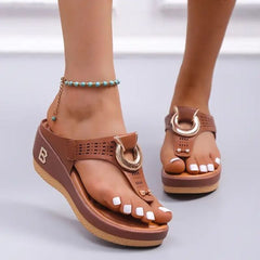 Thelma® | Damensandalen für den Sommer in Braun