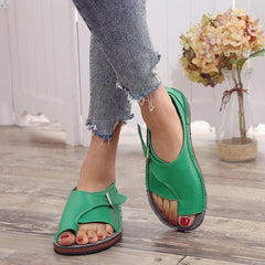 Rosalinda® | Hochwertige und modische Sandalen für Damen in Grün