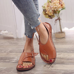 Rosalinda® | Hochwertige und modische Sandalen für Damen in Braun