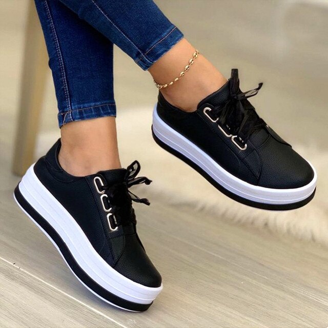 Sarah - Bequeme Plattform Schuhe