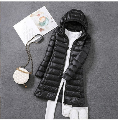Lange Winterjacke für Frauen