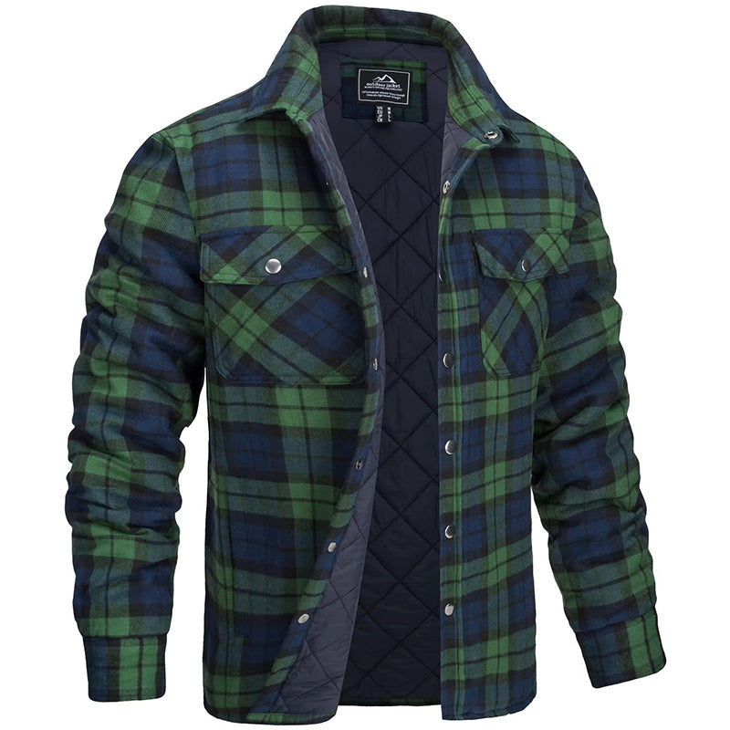 Sova - Herren-Holzfällerjacke Im Karierten Design