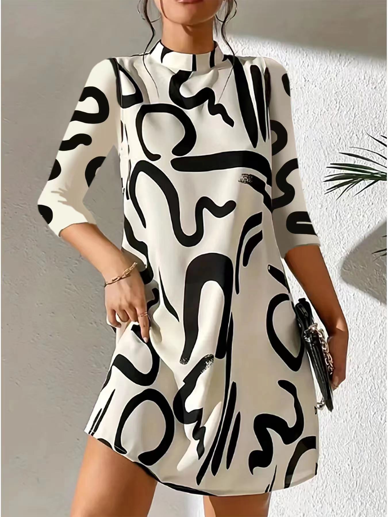 Tammara - Stilvolles und bequemes bedrucktes Kleid