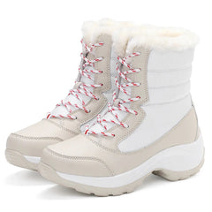 Sabrina | Warme  Schneestiefel in Weiß