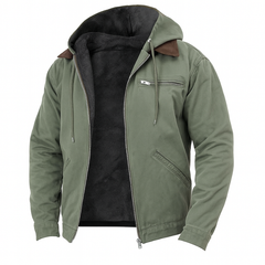Wasserabweisende Regenjacke für Outdoor-Aktivitäten – Elegantes Design für Stadt und Natur in Armeegrün