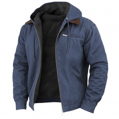 Wasserabweisende Regenjacke für Outdoor-Aktivitäten – Elegantes Design für Stadt und Natur in Blau