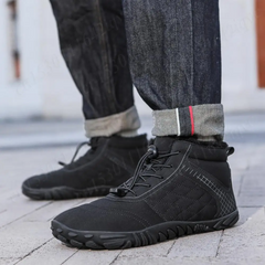 Markus | Wasserdichte Barfußschuhe für den Winter in Schwarz