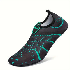Robert | Wasserdichte Unisex Barfußschuhe in Grün / Schwarz
