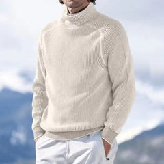 Pullover Herren Mit Rollkragen | Weicher Strick in Beige