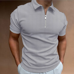 Karl | Herren Polohemd in Grau