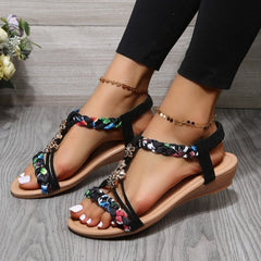 Sandalen Damen – Stilvolle und Bequeme Orthopädische Sandalen für den Sommer in Schwarz