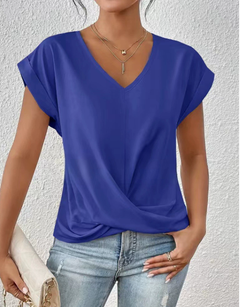 Rutley - Crew neck T-shirt in Blue