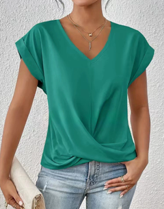 Rutley - Crew neck T-shirt in Mint green