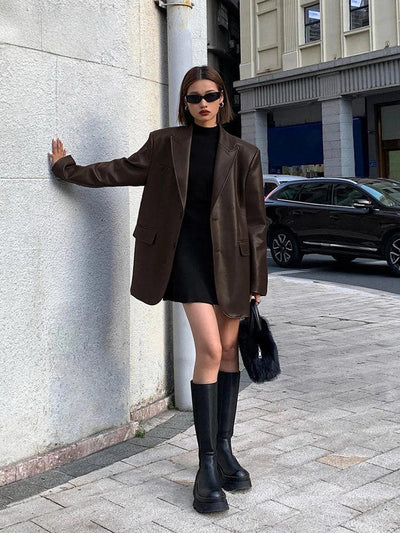 CLARA | LEDERBLAZER