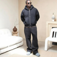 The Bull™ Sweatshirt-Set mit hochwertigem Stoff und Oversized-Passform / Präsenz, Gewicht und authentischer Stil! in Schwarz