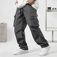 Orion™ Cargo-Hose aus Leichter Twill-Sarja mit Praktischen Utility-Taschen in Dunkelgrau