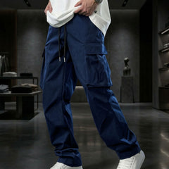 Orion™ Cargo-Hose aus Leichter Twill-Sarja mit Praktischen Utility-Taschen in Blau