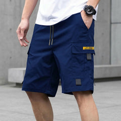 Brooklyn™ Cargo-Shorts mit Verstellbarem Kordelzug und Modernem Look in Dunkelblau