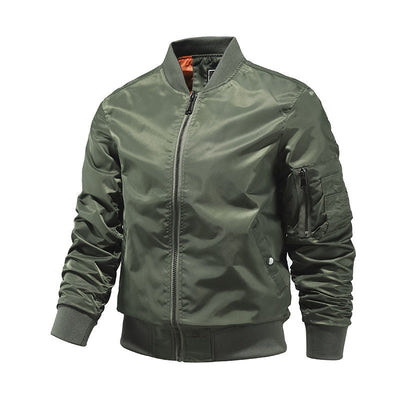 Bomberjacke mit Reissverschluss und Taschen für Männer