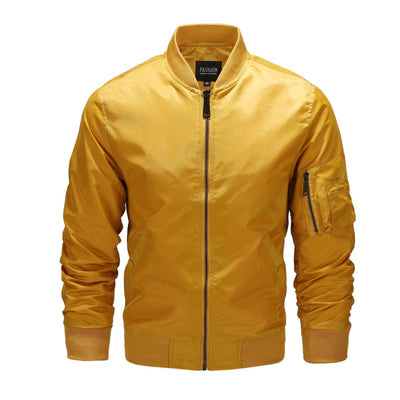 Bomberjacke mit Reissverschluss und Taschen für Männer