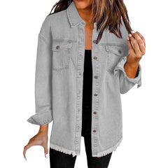 Helene™ | Zeitlose Jeansjacke für jeden Tag in Grau
