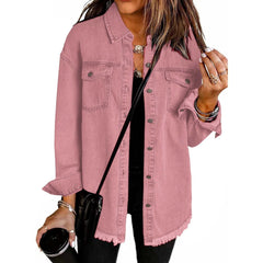 Helene™ | Zeitlose Jeansjacke für jeden Tag in Rosa