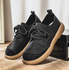 Abrantes - Orthopädische Ledersneaker⏐Premium-Ausgabe in Schwarz
