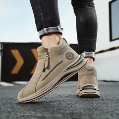 Milano Drive™ Stiefel aus wasserdichtem italienischem Wildleder / Komfort, Traktion und Dämpfung der neuesten Generation! in Khaki