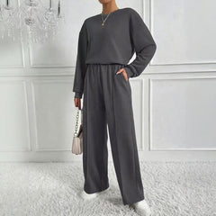 Nobile™ Premium Sweatanzug mit Minimalistischem Design in Dunkelgrau