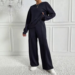 Nobile™ Premium Sweatanzug mit Minimalistischem Design in Dunkelblau