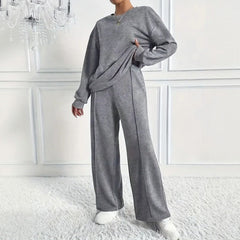 Nobile™ Premium Sweatanzug mit Minimalistischem Design in Grau