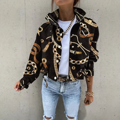 Valkyra™ Jacke Im Cropped-Schnitt Mit Modernem Utility-Design in Imperiales Schwarz